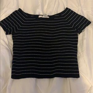 Striped Crop Top